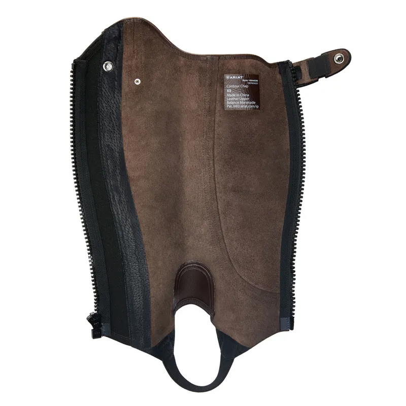 Ariat Heritage Contour Unisex Half Chaps - Light Brown-3