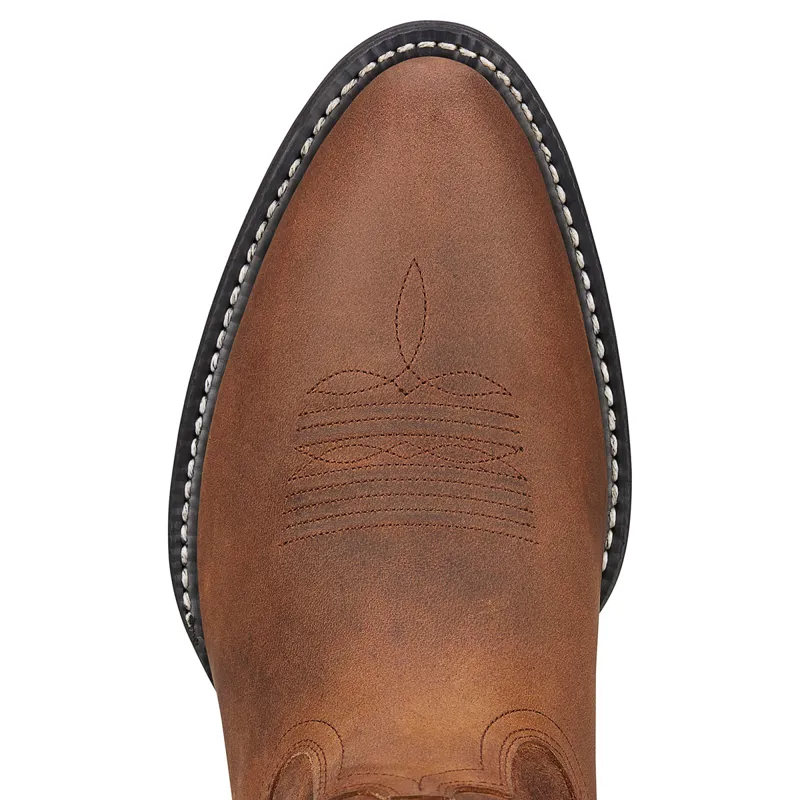 ariat men's heritage r toe western cowboy boot