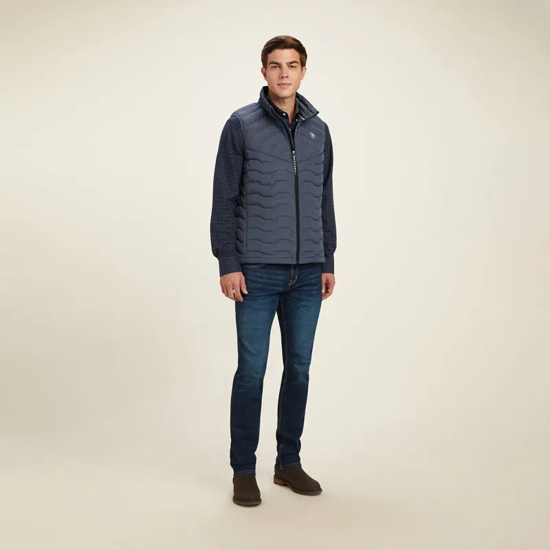 Ariat Ideal Down Mens Gilet - Charcoal Heather-3