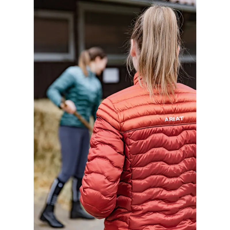 Ariat Ideal 3.0 Down Ladies Jacket Red Ochre Burnt Brick
