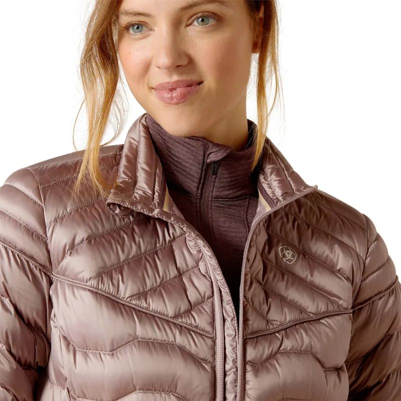 Ariat Ideal Down Ladies Long Jacket - Quail-2