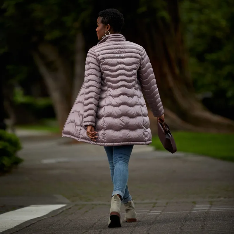 Ariat Ideal Down Ladies Long Jacket - Quail-3