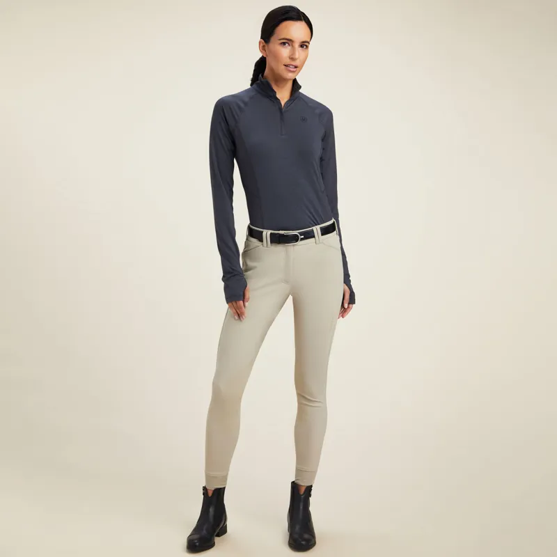 Ariat Lumina Lowell Ladies Base Layer - Ebony Grey-1