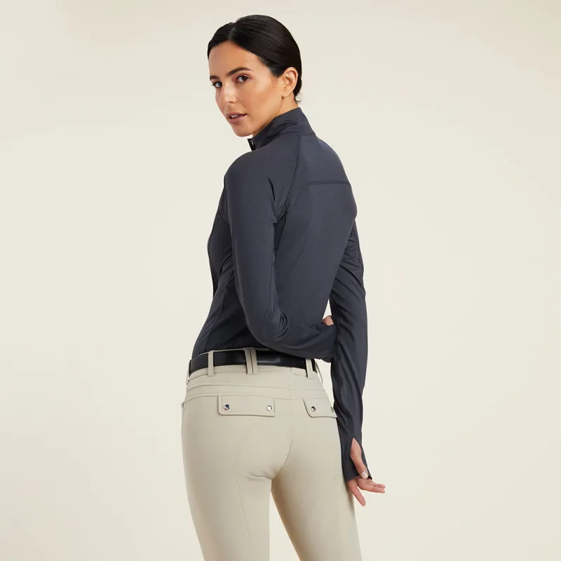 Ariat Lumina Lowell Ladies Base Layer - Ebony Grey-2