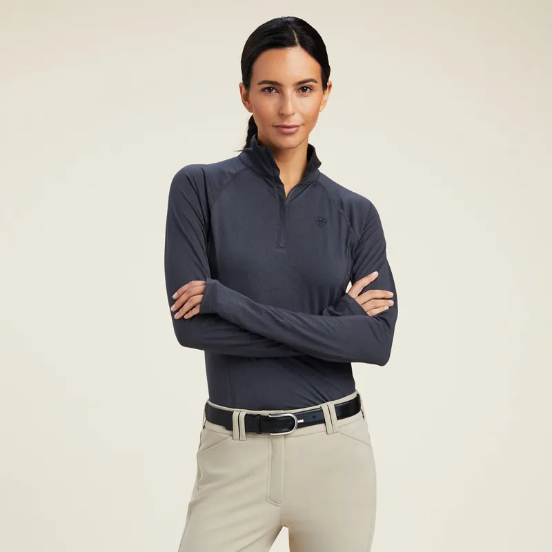 Ariat Lumina Lowell Ladies Base Layer - Ebony Grey