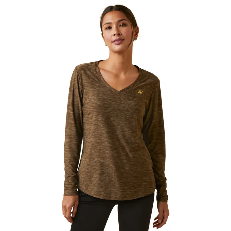 Ariat Laguna Long Sleeve Ladies Top - Canteen