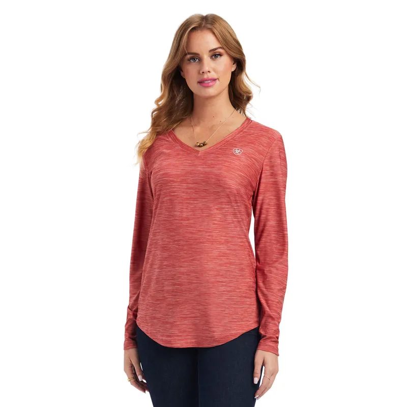 Ariat Laguna Long Sleeve Ladies Top - Bossa Nova - X-Small