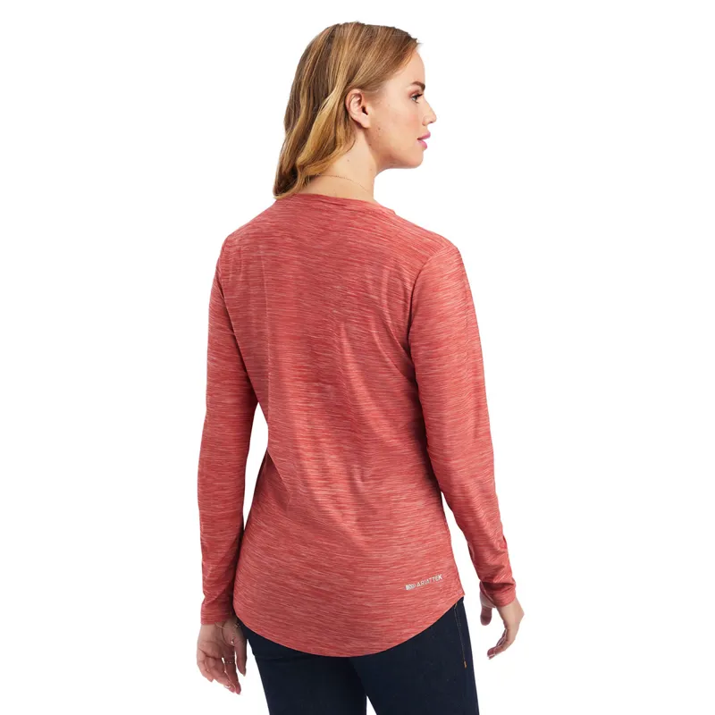 Ariat Laguna Long Sleeve Ladies Top - Bossa Nova - X-Small-1