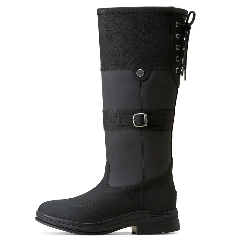 Ariat Langdale H2O Ladies Long Country Boots - Charcoal-2