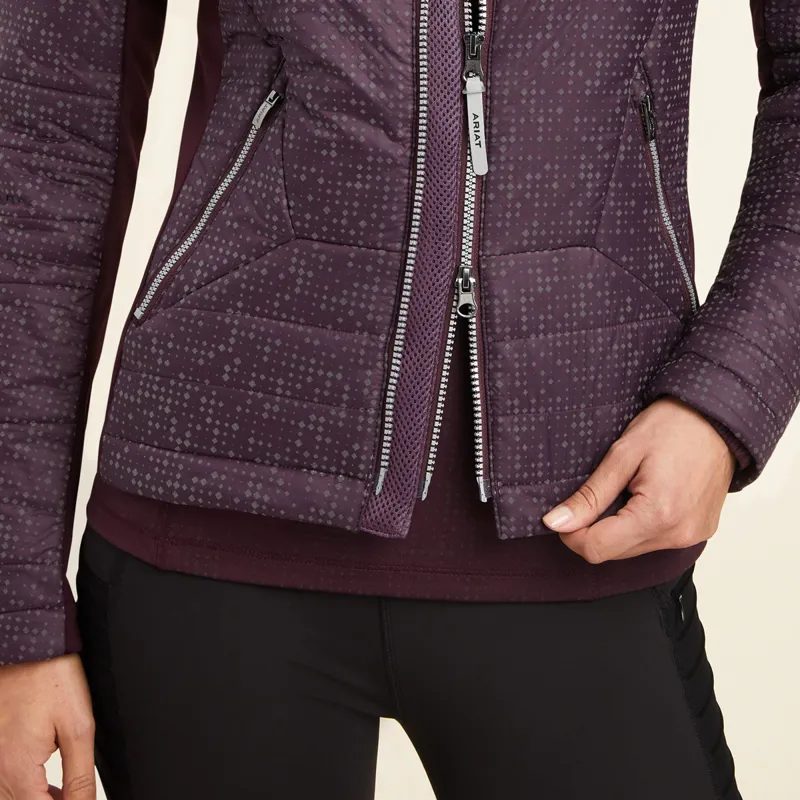 Ariat Lumina Ladies Jacket - Mulberry - X-Small-4