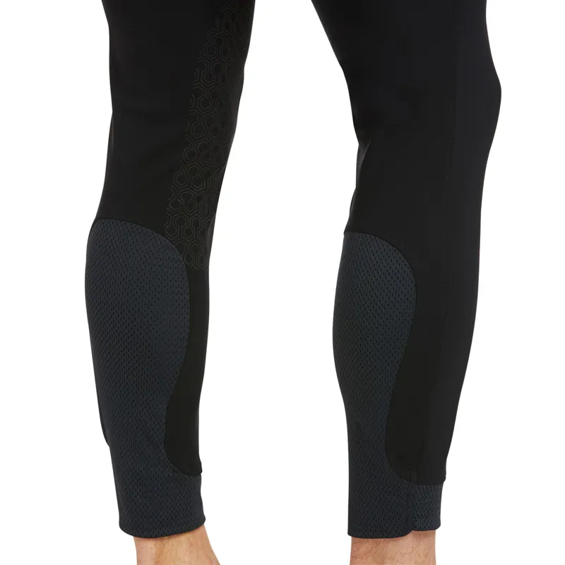 Ariat Tri Factor Grip Knee Patch Mens Breeches - Black-3
