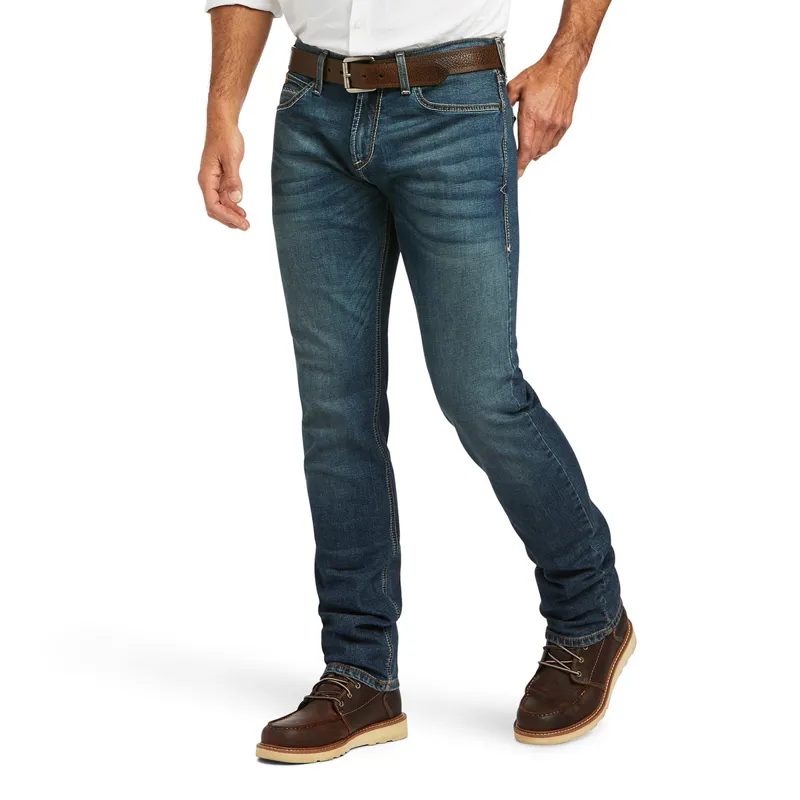 Ariat M8 Modern TekStretch Sebastian Mens Slim Leg Jeans - Grafton