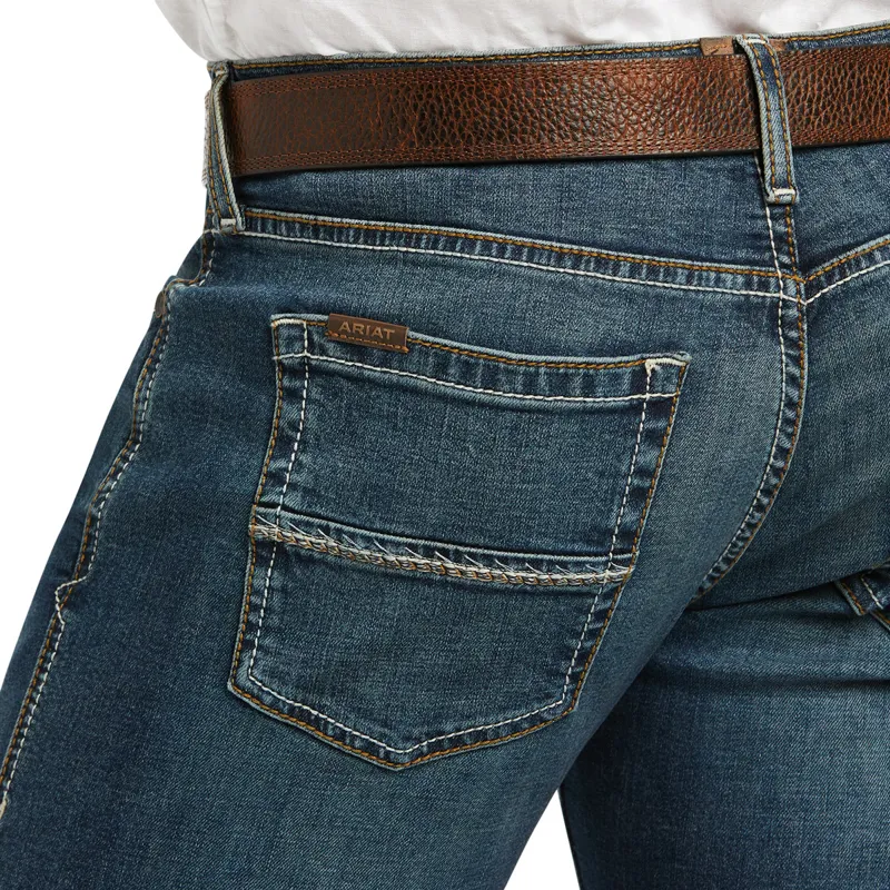 Ariat M8 Modern TekStretch Sebastian Mens Slim Leg Jeans - Grafton-3