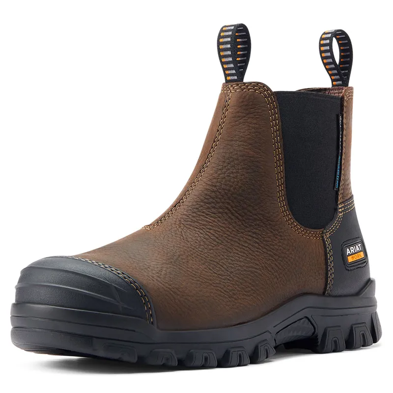 Mens steel shop toe hiking boots