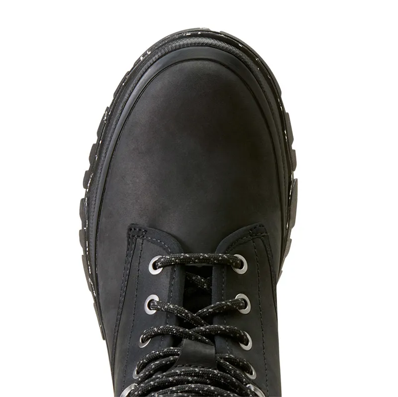 Ariat Moresby H2O Ladies Short Country Boots - Oily Distressed Black-4