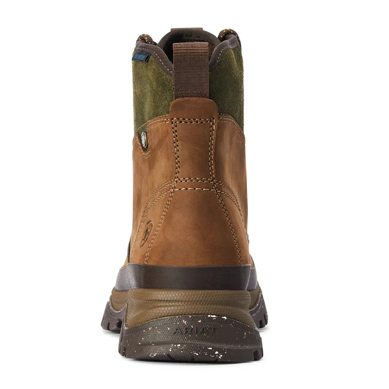 Ariat Moresby Womens Waterproof Short Boots - Oily Distressed Brown-1