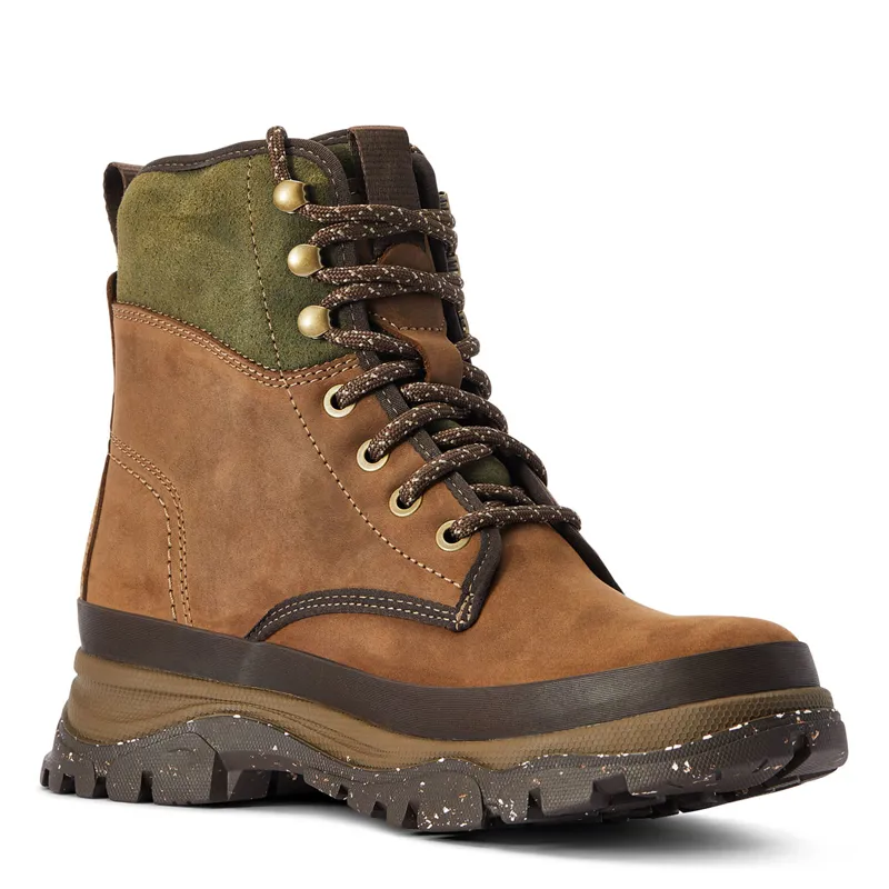 Ariat Moresby Womens Waterproof Short Boots - Oily Distressed Brown-2