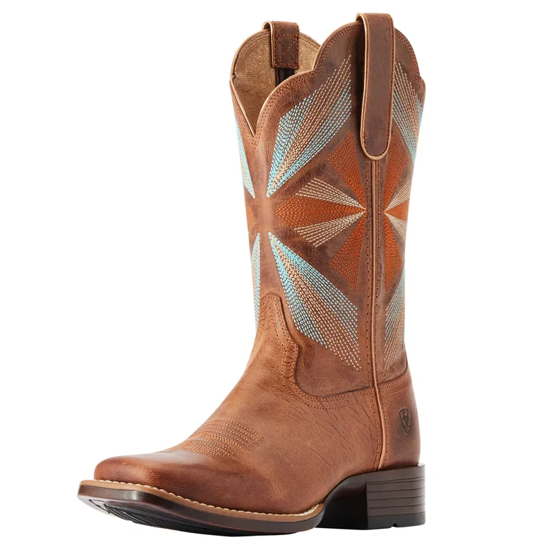 Womens square toe ariat on sale boots