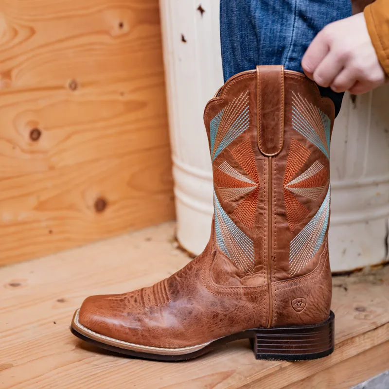 Ariat Oak Grove Ladies Western Boots Maple Gaze