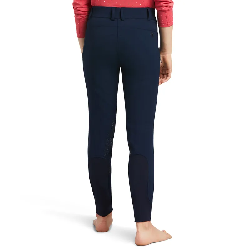 Ariat Prelude Knee Grip Youth Breeches - Navy-1