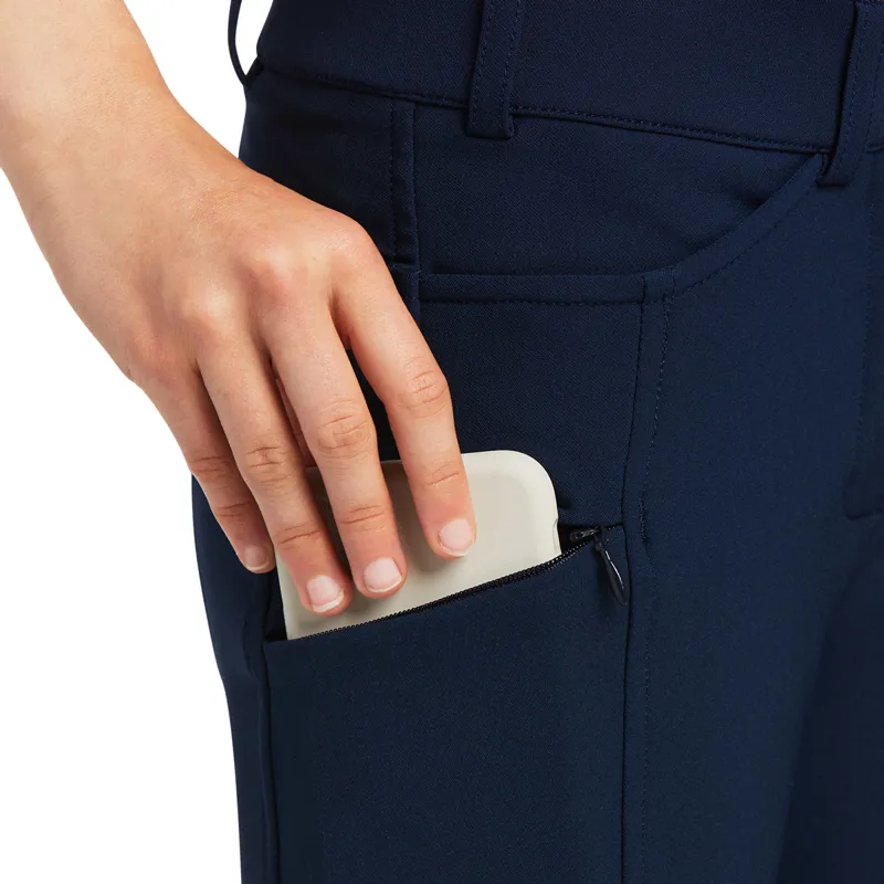 Ariat Prelude Knee Grip Youth Breeches - Navy-3