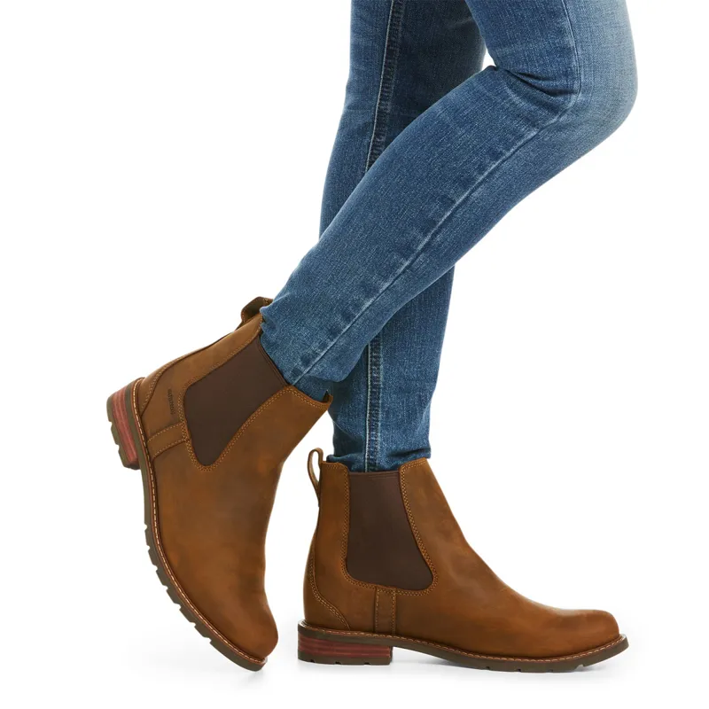 Ariat Premium High Rise Ladies Skinny Jeans - Ocean Blue/Cameron-5