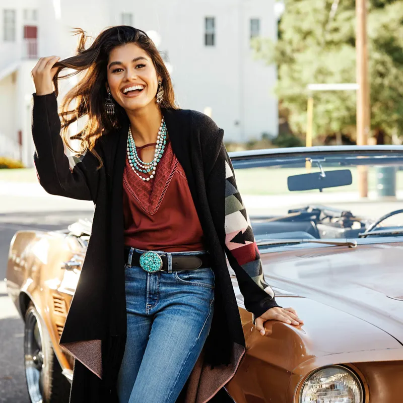 Ariat Premium High Rise Ladies Skinny Jeans - Ocean Blue/Cameron-10