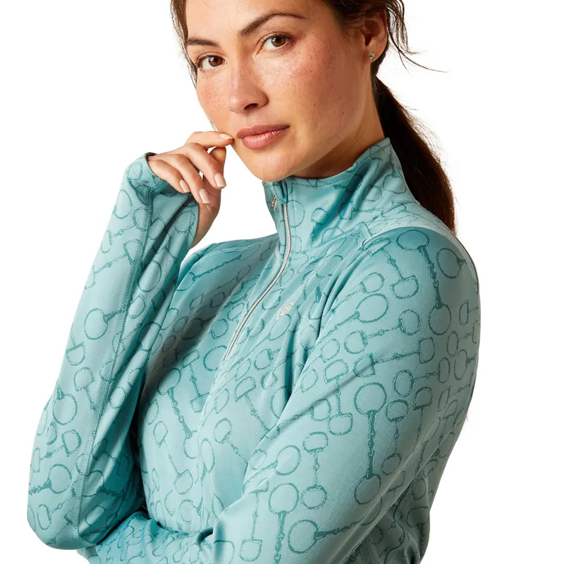 Ariat Prophecy 1/4 Zip Ladies Base Layer - Arctic-2