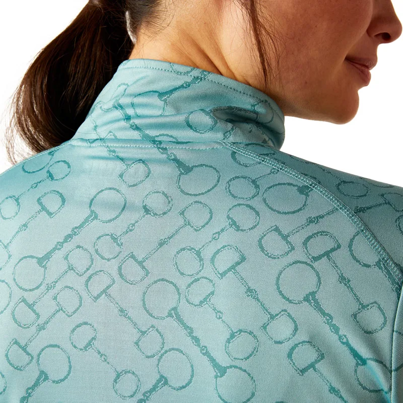 Ariat Prophecy 1/4 Zip Ladies Base Layer - Arctic-3