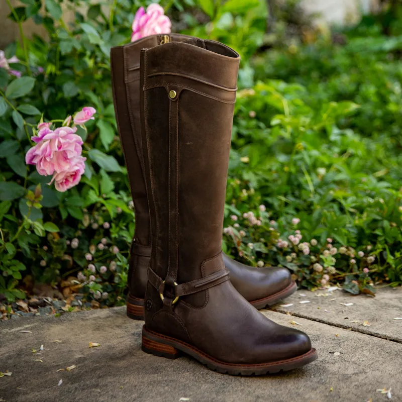 Ariat Scarlet H2O Ladies Tall Country Boots Mocha