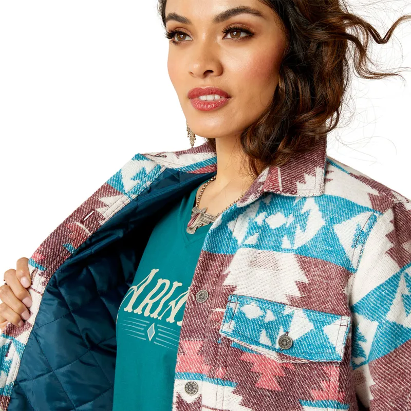 Ariat R.E.A.L. Shacket Ladies Shirt Jacket - Baja Jacquard-2