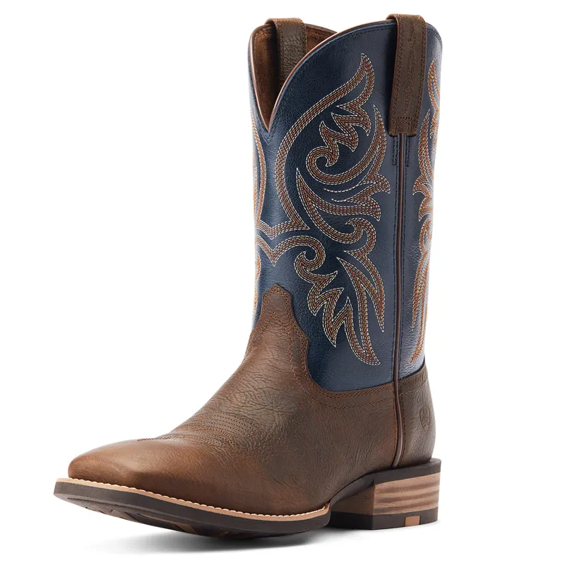 Ariat Slingshot Mens Western Boots Rowdy Rust Dark Denim