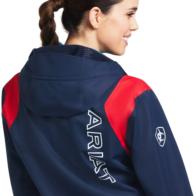Ariat Spectator Ladies Waterproof Jacket - Navy-3