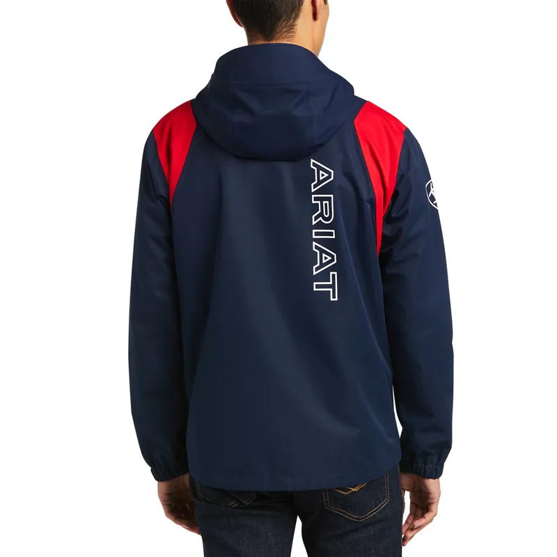 Ariat Spectator Mens Team Waterproof Jacket - Navy - X-Small-1