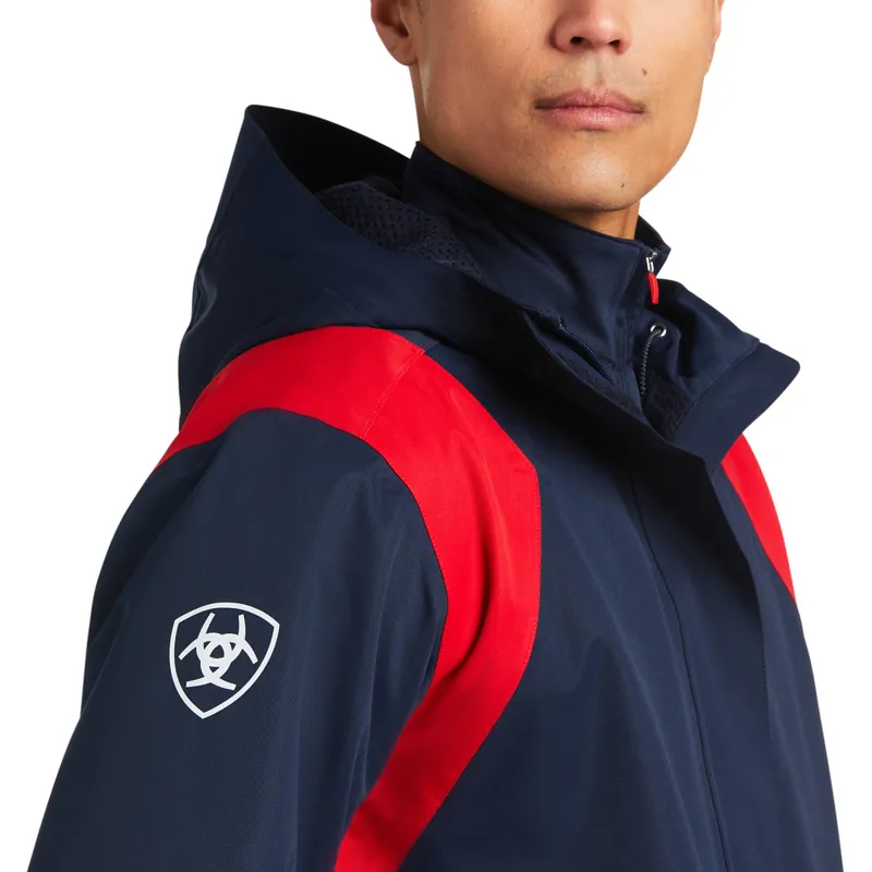 Ariat Spectator Mens Team Waterproof Jacket - Navy - X-Small-2