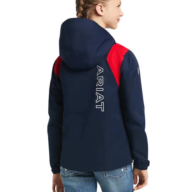 Ariat Spectator Team Junior Waterproof Jacket - Navy-1