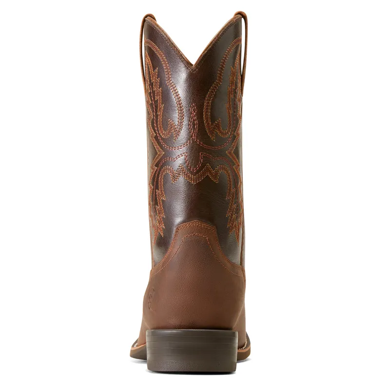 Ariat Sport Stratten Mens Western Boots Sorrel Crunch Bitter Brown