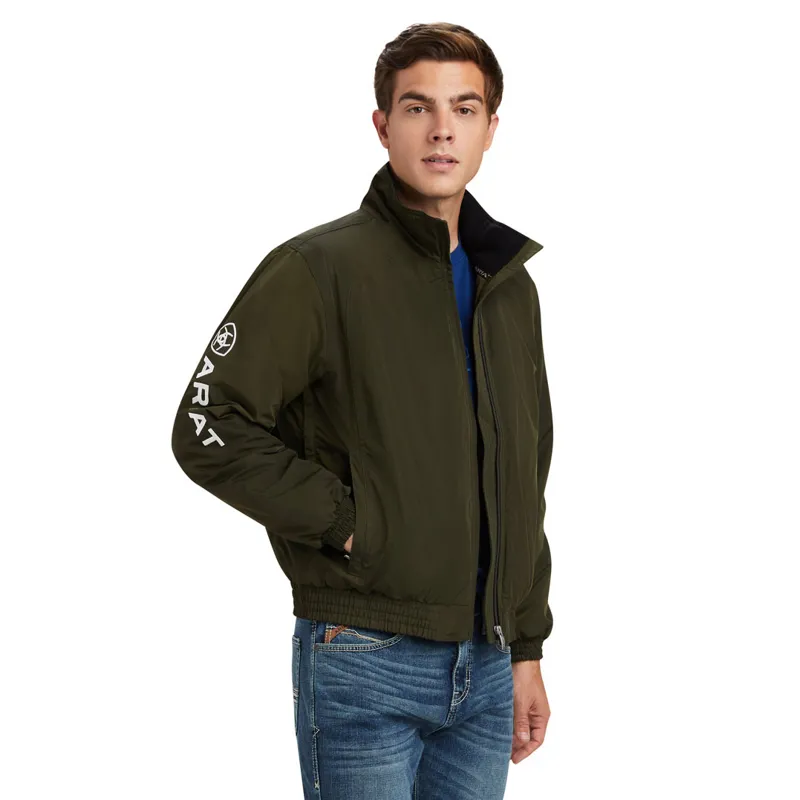 Ariat Mens Waterproof Stable Team Blouson Jacket - Forest Mist