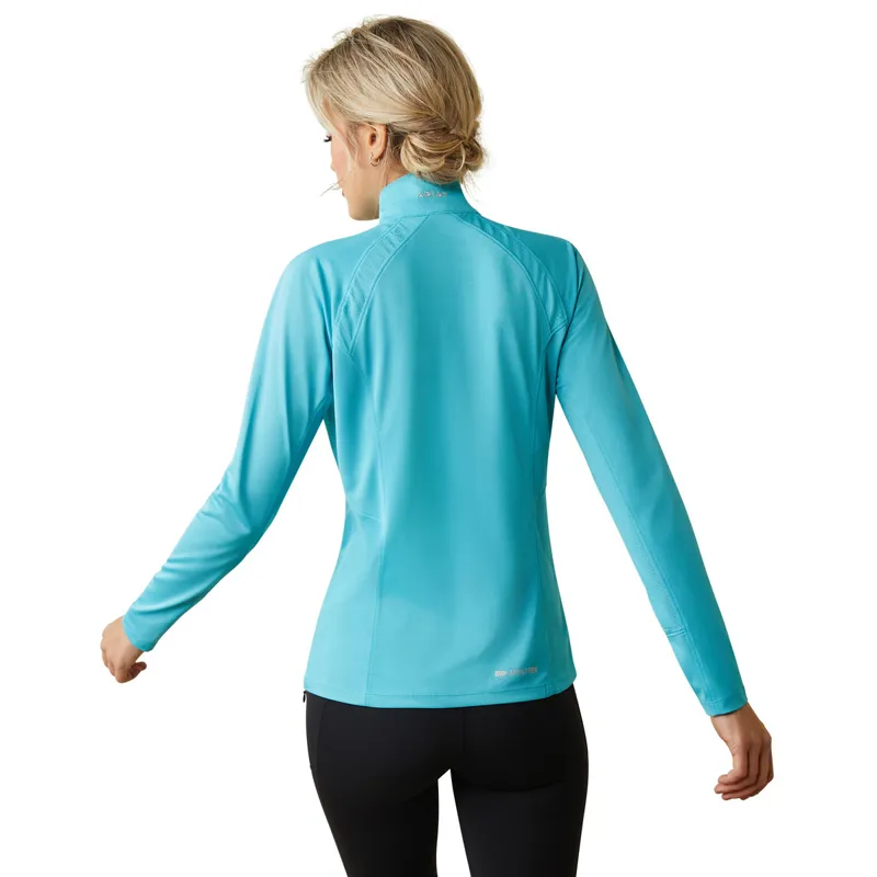 Ariat Sunstopper 2.0 Ladies Baselayer Top - Maui Blue-1