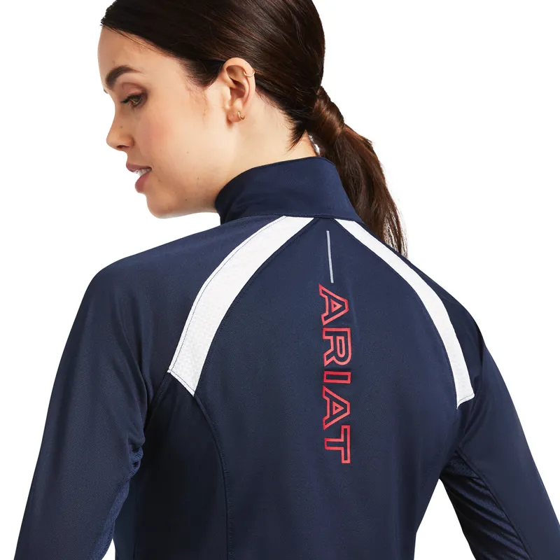 Ariat Sunstopper 2.0 Ladies Base Layer Top - Team - X-Small-2