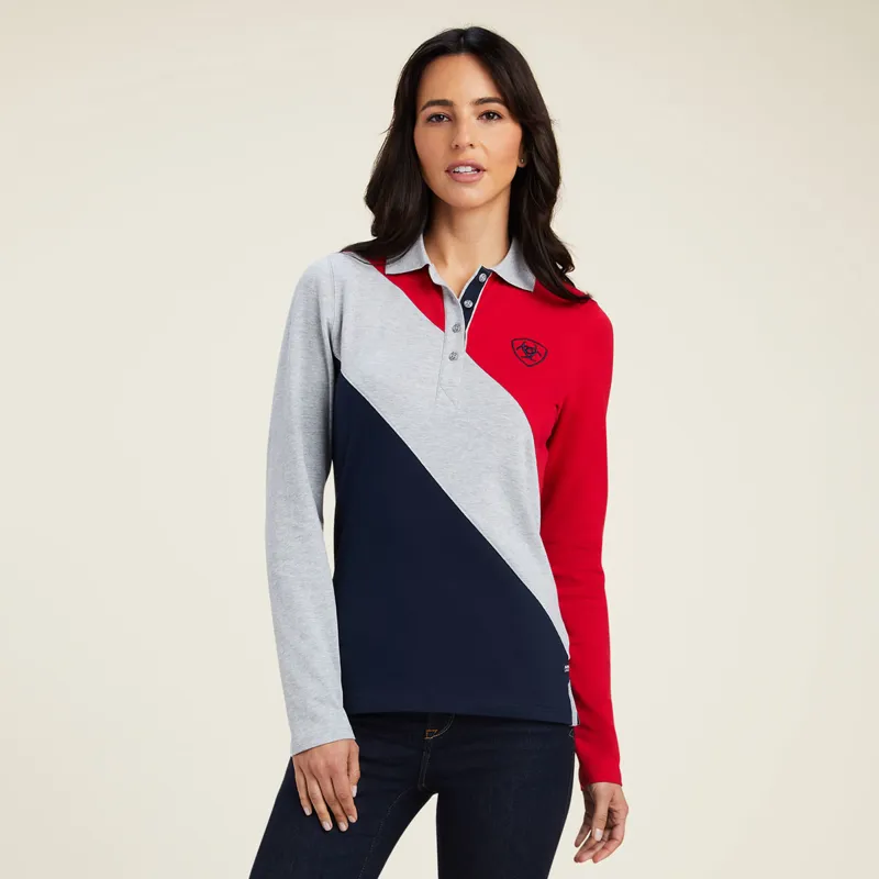 Polo long sleeve t shirt women's sale