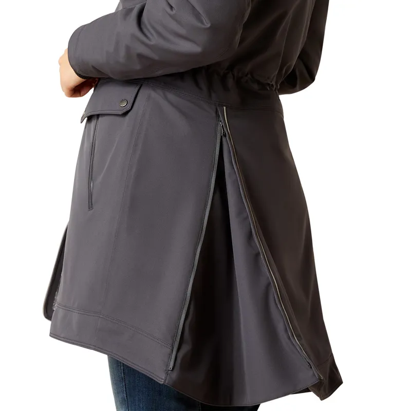 Ariat Tempest Waterproof Insulated Ladies Parka Jacket - Ebony-3