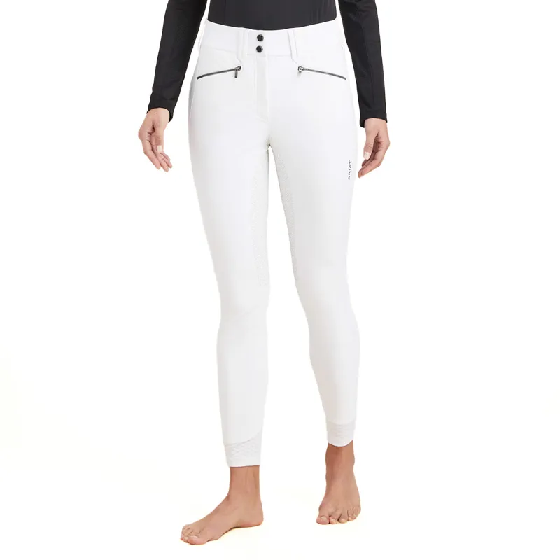 Ariat Tri Factor X Bellatrix Grip Full Seat Ladies Breeches - White