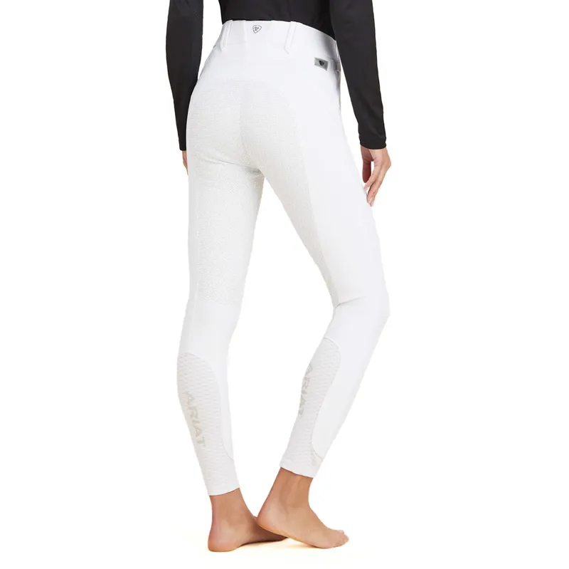 Ariat Tri Factor X Bellatrix Grip Full Seat Ladies Breeches - White-1