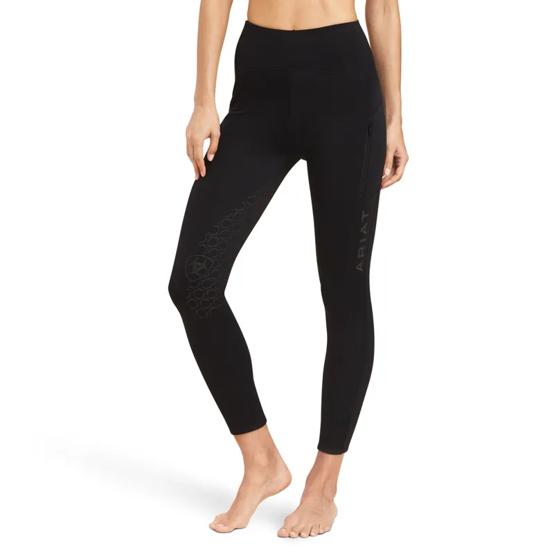 AW23 Ariat Ladies Venture Thermal Half Grip Tights in Reflecting