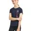 Ariat Vertical Logo Youth Tee - V1 Navy/Red - X-Small