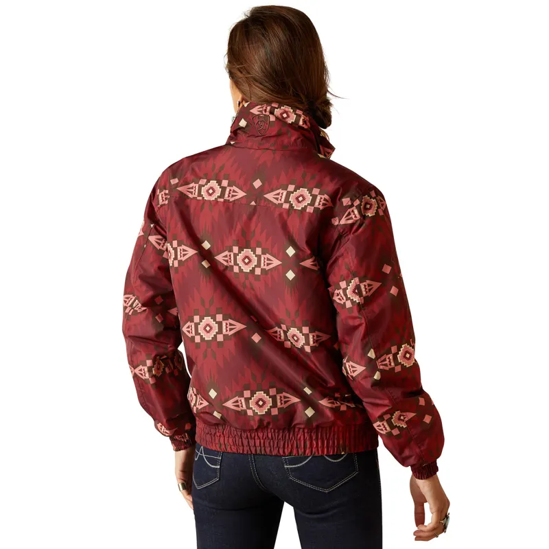Ariat Western Full Zip Ladies Stable Jacket - Alamo Print-1