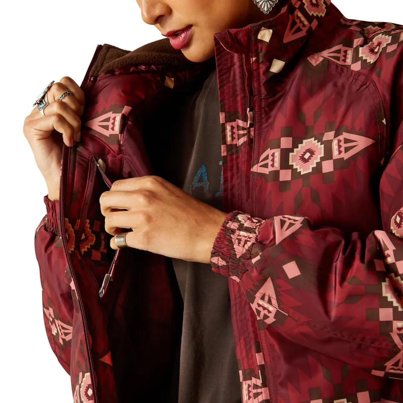 Ariat Western Full Zip Ladies Stable Jacket - Alamo Print-3