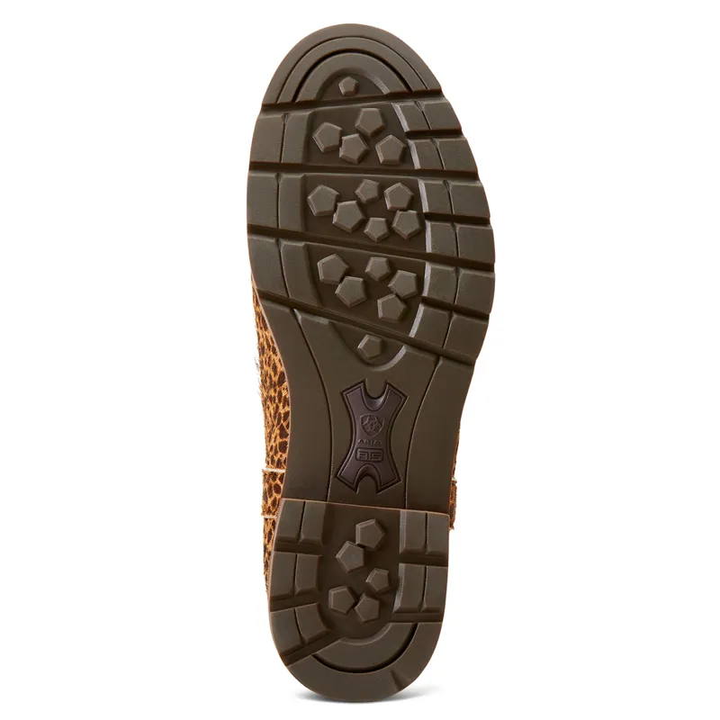 Ariat Wexford Ladies Short Boots - Cheetah Hair On-4