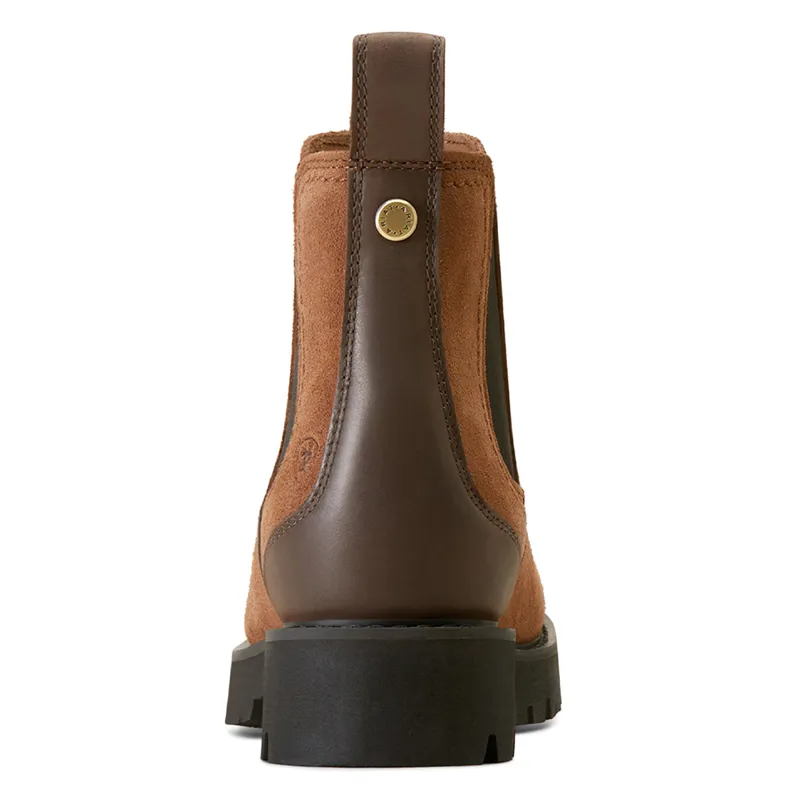 Ariat Wexford Lug H2O Ladies Short Country Boots - Dark Earth-2